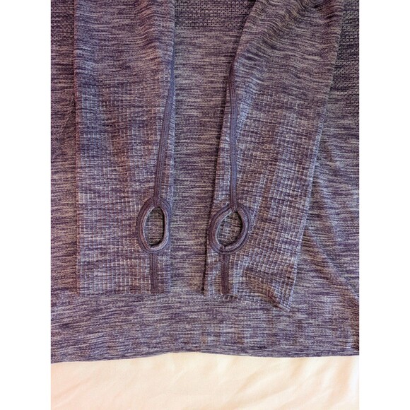 Women's Lululemon Swiftly Tech Long Sleeve Shirt Heathered Black Cherry Size 8 - Picture 4 of 7